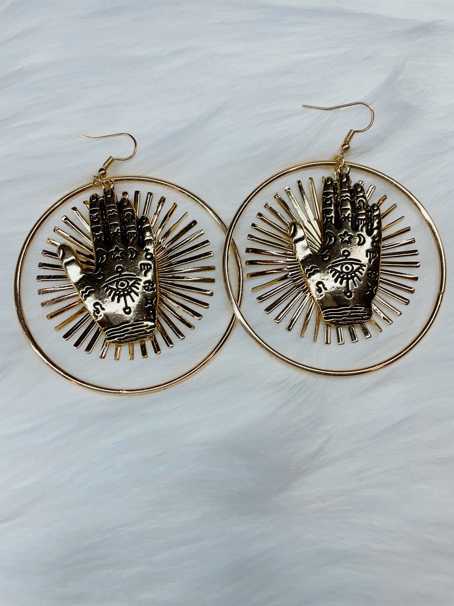 Palmistry Starburst Earrings