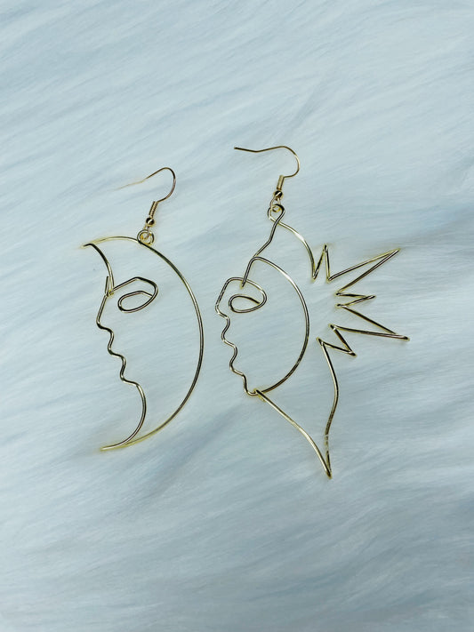 Sun & Moon Earrings