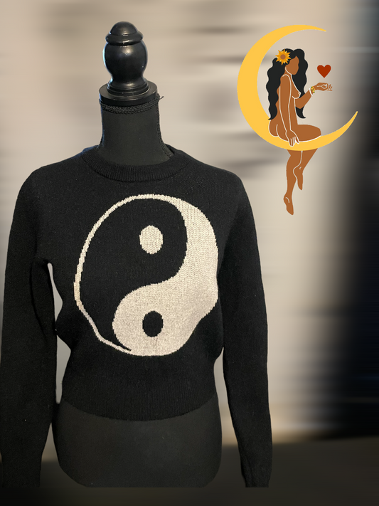 Yin Yang Knit Sweater