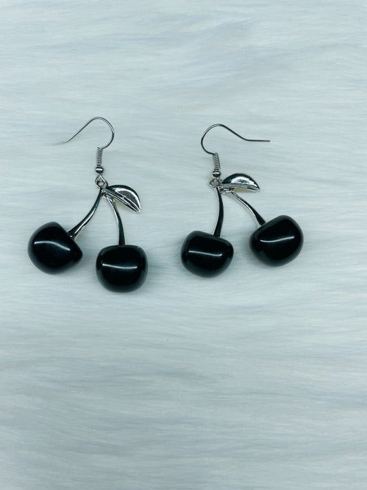 Black Cherry Earrings
