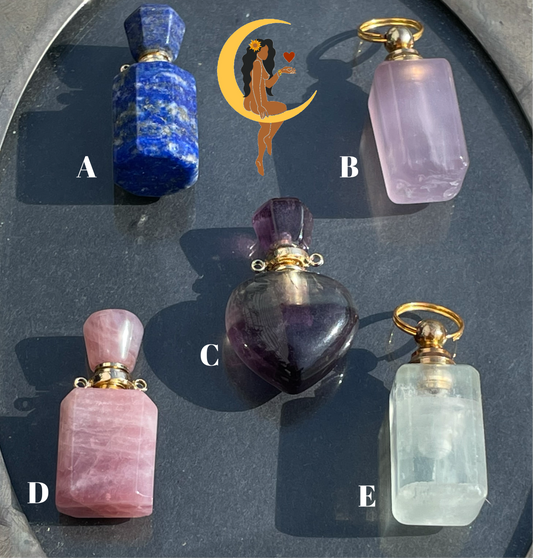 Gemstone Bottle Necklaces