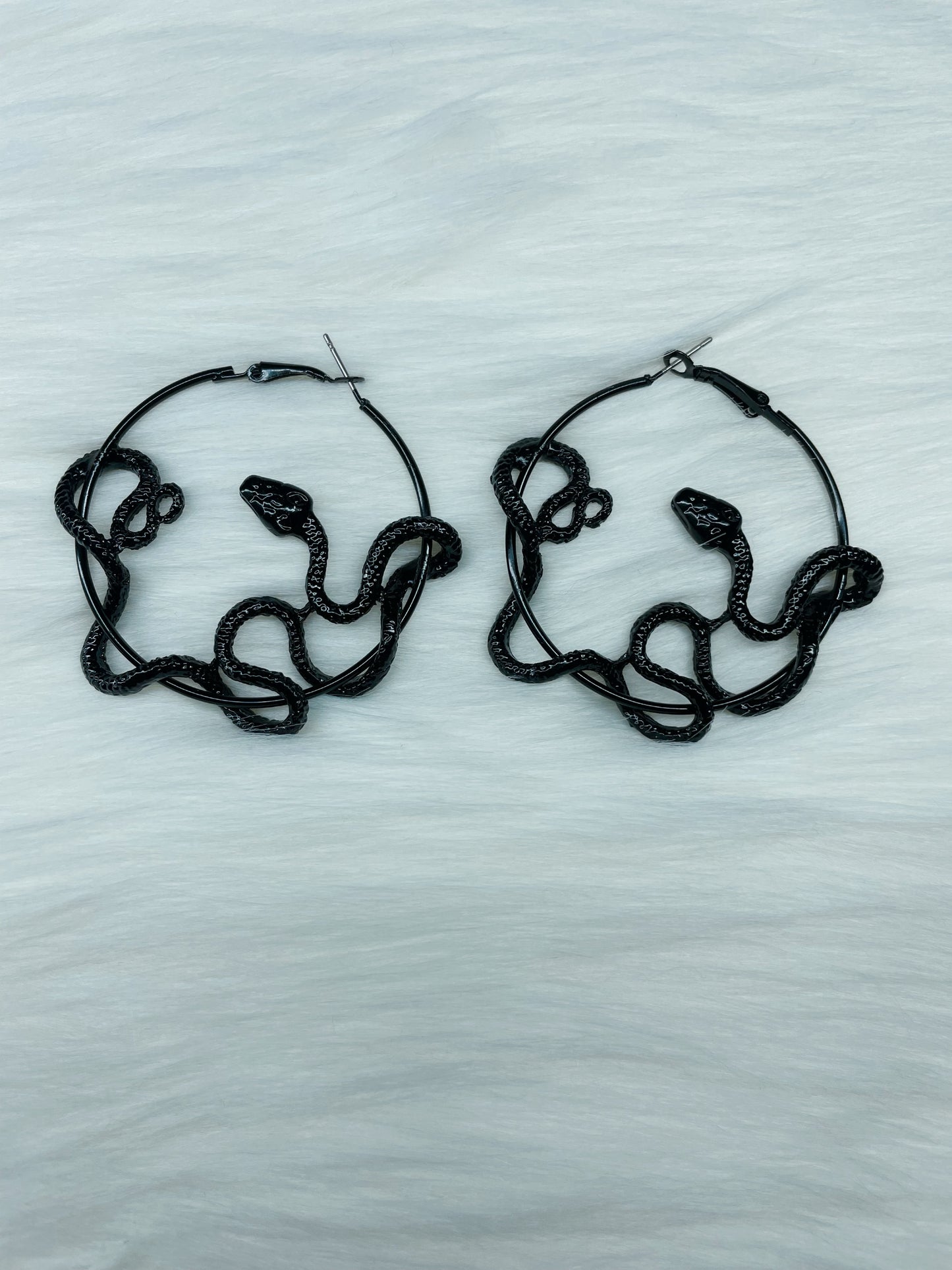 Black Snake Hoops